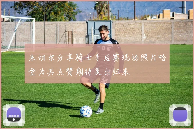 米切尔分享骑士季后赛现场照片哈登为其点赞期待复出归来